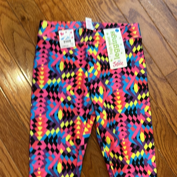 Justice - High Waist Leggings Size 6 - Picture 2 of 5